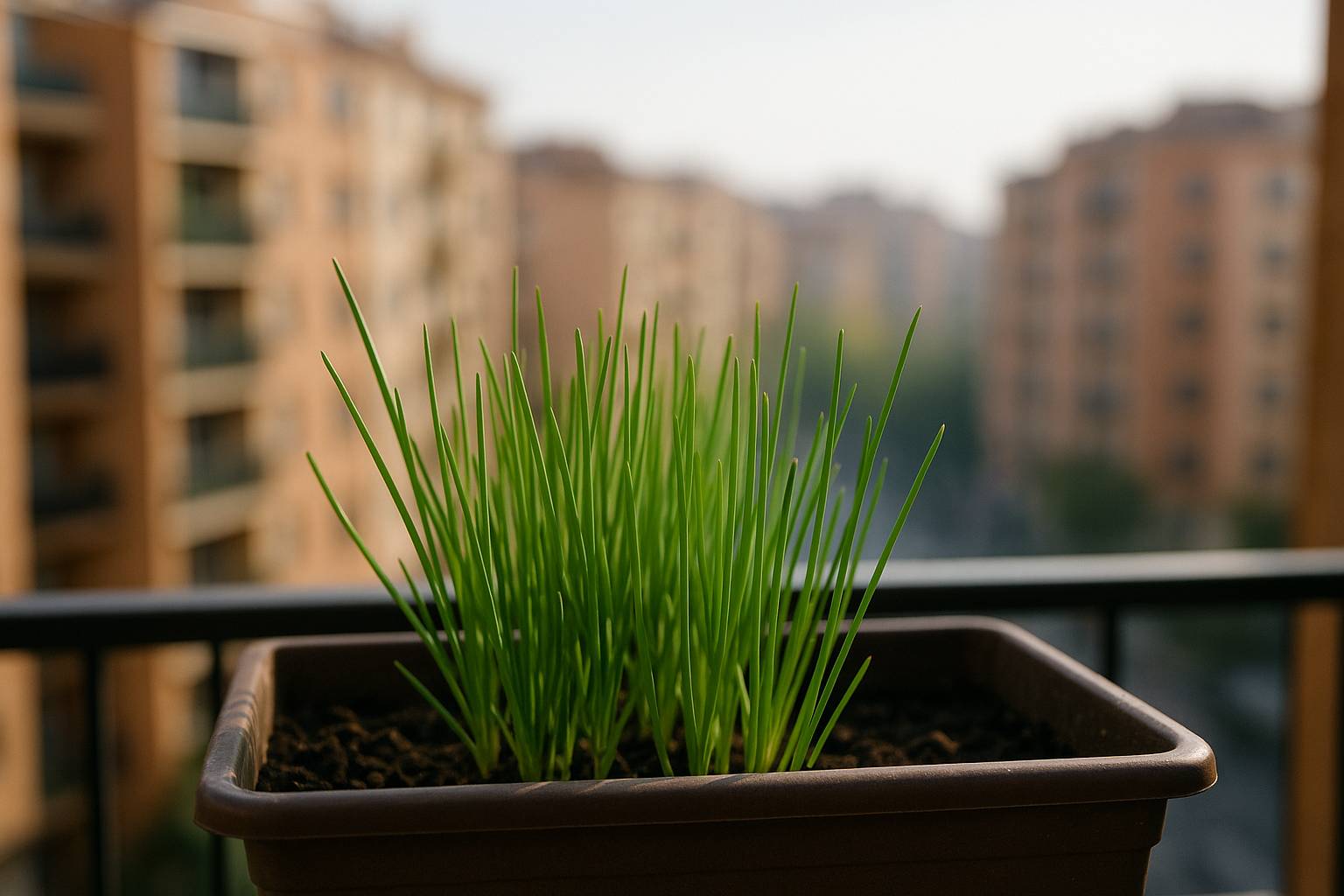 Cómo cultivar cebollino en una jardinera pequeña