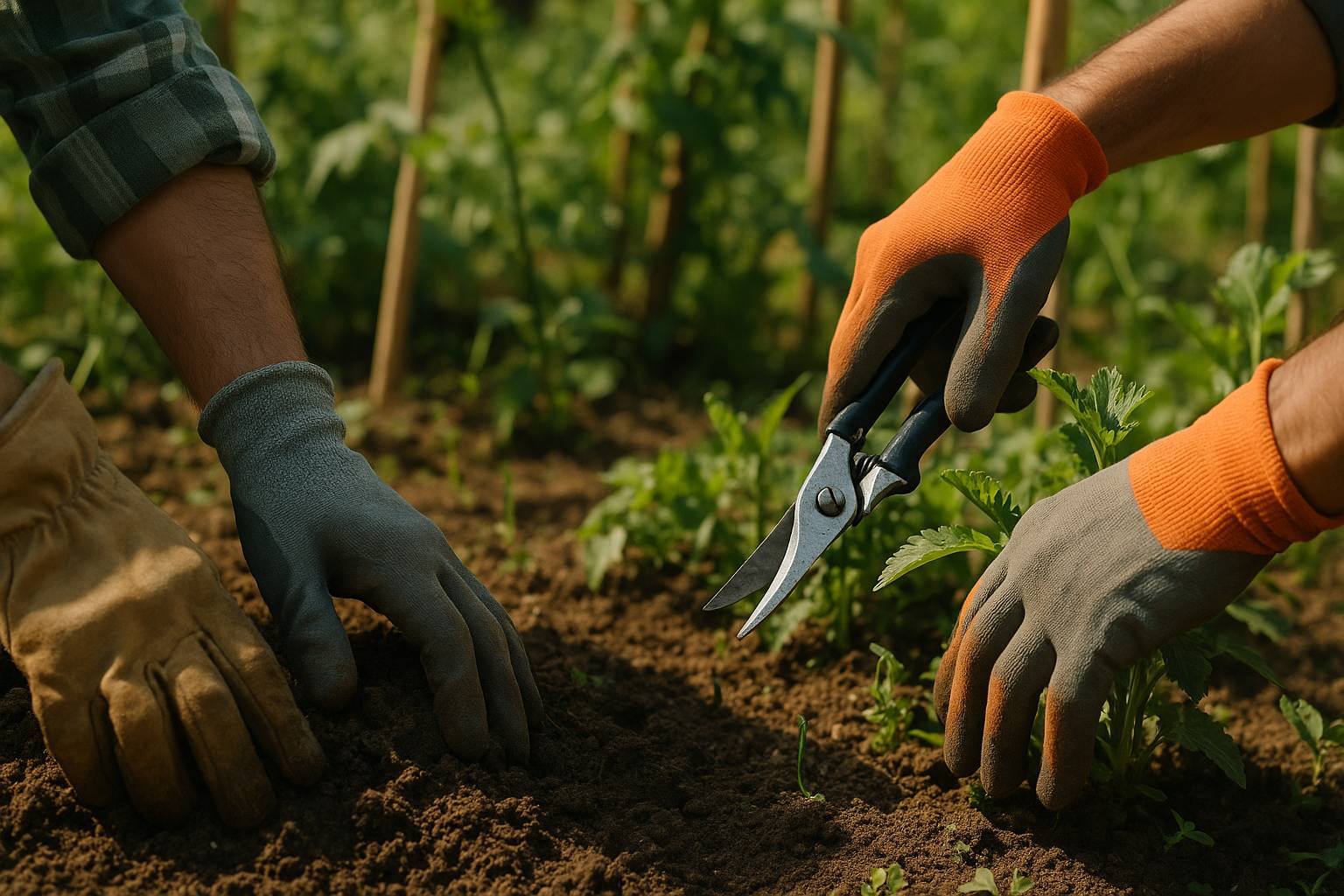 Cómo elegir guantes de jardinería resistentes