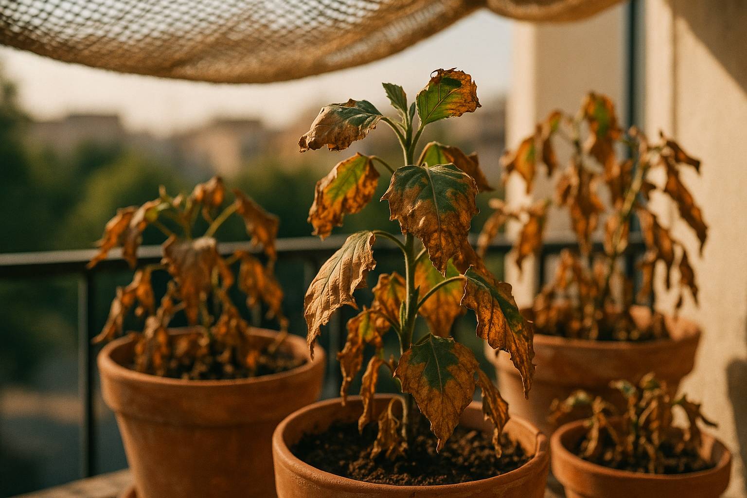 Cómo recuperar una planta quemada por exceso de sol