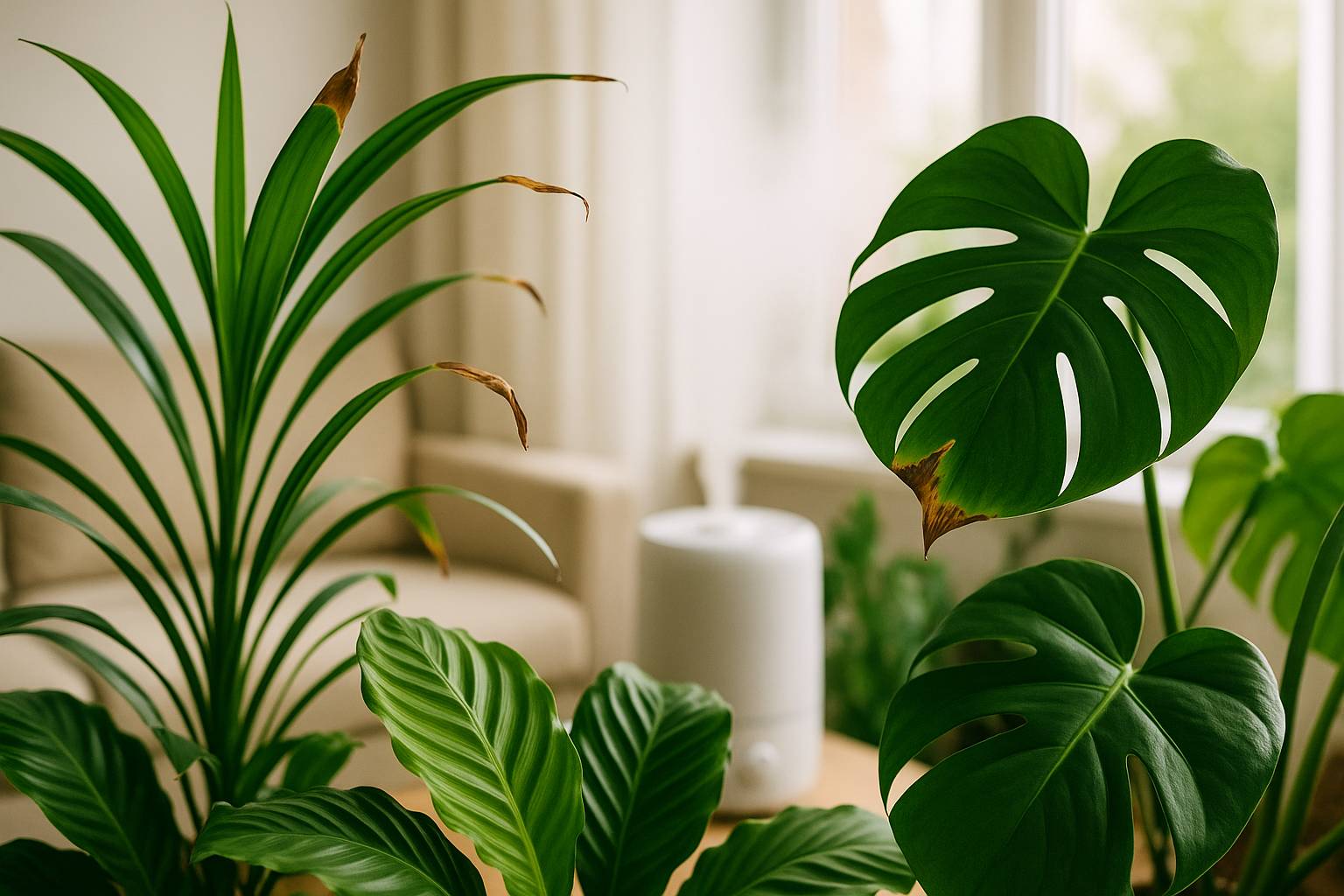 Cómo saber si una planta necesita más humedad ambiental