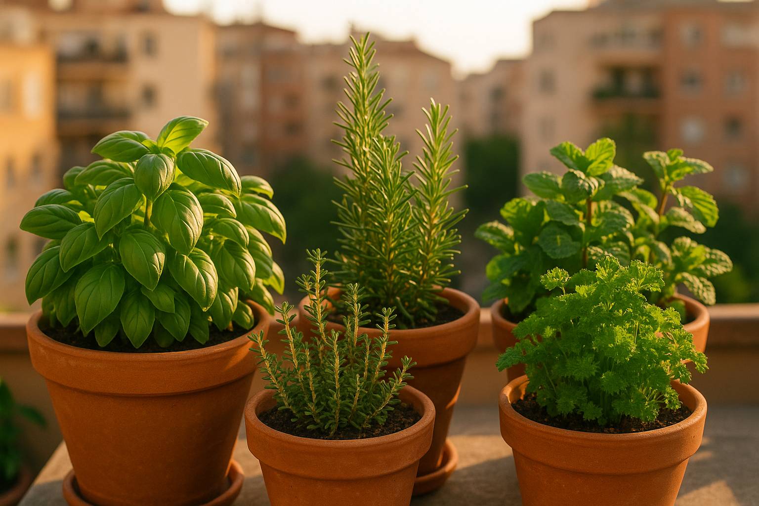 Cultivos aromáticos ideales para principiantes