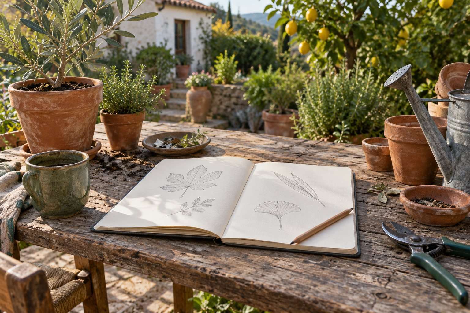 Un cuaderno de jardín para ajustar los cuidados a cada estación